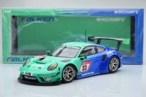 Porsche 911 GT3 R Falken Motorsports #33 K. Bachler / M. Muller / T. Engelhart / M. Werner 24 Hours of Nurburgring 2020 Minic — снимка 6 от 6