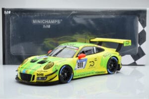 Porsche 911 GT3 R Manthey Racing #911 F. Scherer / K. Estre / R. Dumas / L. Vanthoor / E. Bamber 24 Hours of Nurburgring 2018 — снимка 6 от 6