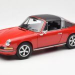 Porsche 911 Targa S Червен Schuco 1:18