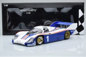 Porsche 956K Porsche System Racing #1 J. Ickx / D. Bell Class Winners Silverstone 6 Hours 1982 Minichamps 1:18 155826601 Мета — снимка 5 от 5