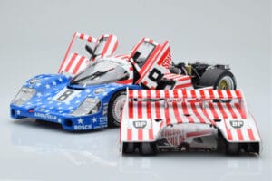 Porsche 956L Spirit of America #8 G. Follmer / J. Morton / K. Miller 24 Hours of Le Mans 1986 Minichamps 1:18 180866508 Метал — снимка 2 от 8