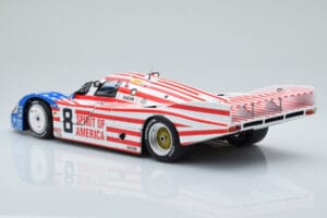 Porsche 956L Spirit of America #8 G. Follmer / J. Morton / K. Miller 24 Hours of Le Mans 1986 Minichamps 1:18 180866508 Метал — снимка 7 от 8