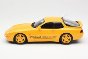 Porsche 968 Clubsport Жълт GT Spirit 1:18 GT129 Смола — снимка 3 от 6