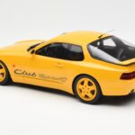 Porsche 968 Clubsport Жълт GT Spirit 1:18 - image 5 of 6