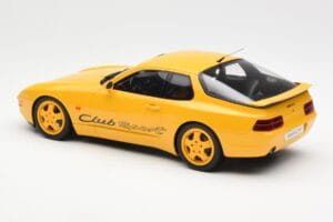Porsche 968 Clubsport Жълт GT Spirit 1:18 GT129 Смола — снимка 5 от 6