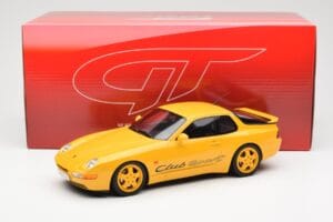 Porsche 968 Clubsport Жълт GT Spirit 1:18 GT129 Смола — снимка 6 от 6