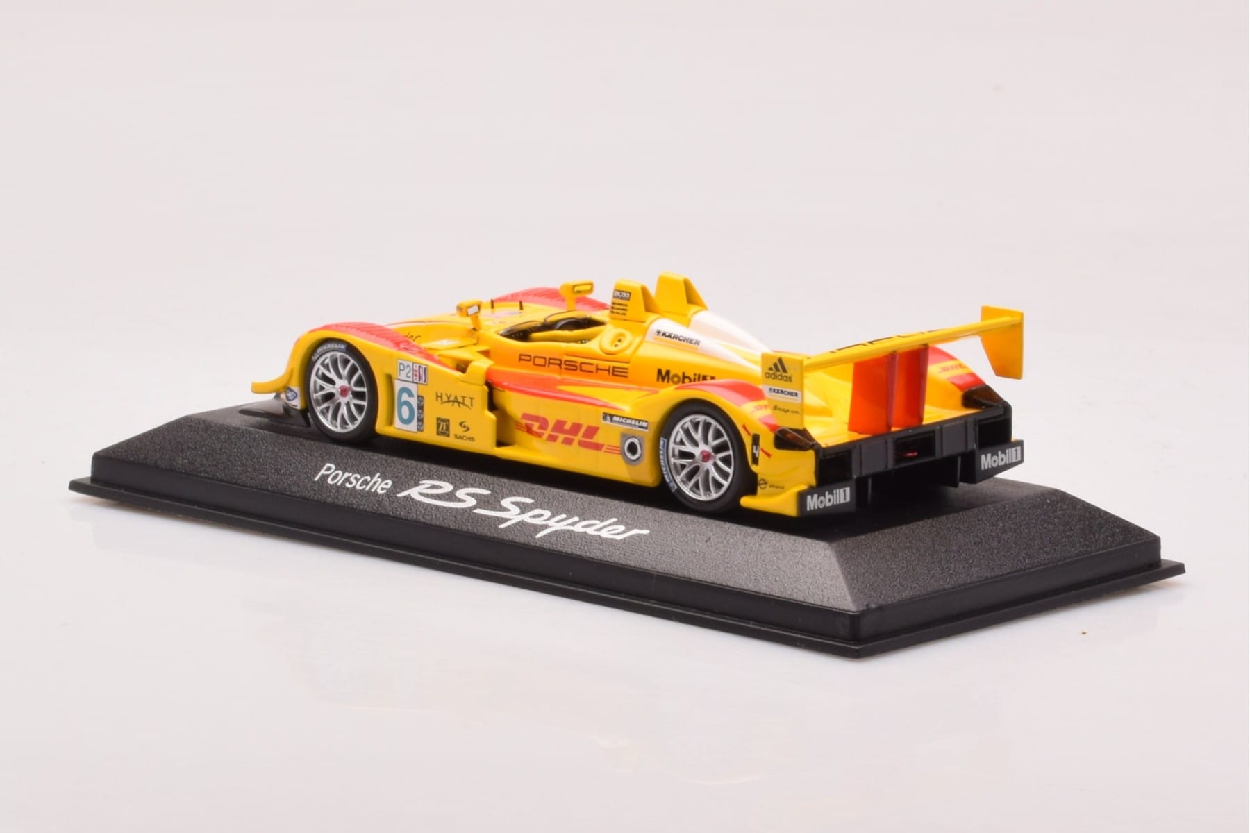 Porsche RS Spyder #6 DHL R. Briscoe / S. Maassen / J-F. Colard ALMS 2007 Minichamps 1:43 WAP02060917 Метал — снимка 3 от 4