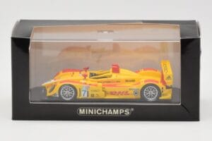Porsche RS Spyder DHL #7 R. Dumas / T. Bernhard Winner Long Beach GP ALMS 2007 Minichamps 1:43 400076607 Метал — снимка 4 от 4
