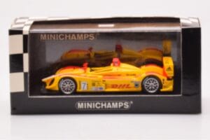 Porsche RS Spyder LMP2 #7 R. Dumas / T. Bernhard / E. Collard Sebring 12 Hours Winners 2008 Minichamps 1:43 400086807 Метал — снимка 4 от 4
