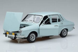 Renault 12 TS Светлосин Norev 1:18 185219 Метал — снимка 2 от 7