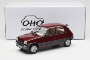 Renault 5 GTL Bordeaux Червен Otto 1:18 OT1059 Смола — снимка 6 от 6
