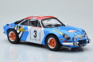 Alpine A110 #3 B. Darniche / A. Mahe Tour de Corse 1973 IXO 1:18 18RMC062B Метал — снимка 4 от 6