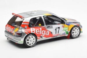 Renault Clio Maxi Kit Car Belga #17 Rally Ypres 1995 Otto 1:18 OT1058 Смола — снимка 2 от 6