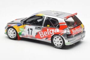 Renault Clio Maxi Kit Car Belga #17 Rally Ypres 1995 Otto 1:18 OT1058 Смола — снимка 5 от 6