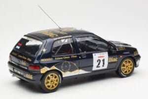 Renault Clio Williams DIAC #21 Jordan / Boyere Tour de Corse 1993 Norev 1:18 185228 Метал — снимка 3 от 8