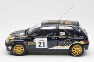 Renault Clio Williams DIAC #21 Jordan / Boyere Tour de Corse 1993 Norev 1:18 185228 Метал — снимка 4 от 8