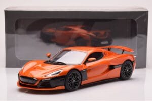 Rimac Nevera Оранжев GT Spirit 1:18 GT880 Смола — снимка 6 от 6
