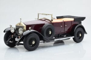 Rolls-Royce Phantom I Кабриолет Бордо Червен Kyosho 1:18 08931R Метал — снимка 2 от 10