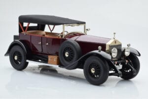 Rolls-Royce Phantom I Кабриолет Бордо Червен Kyosho 1:18 08931R Метал — снимка 5 от 10