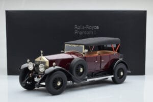 Rolls-Royce Phantom I Кабриолет Бордо Червен Kyosho 1:18 08931R Метал — снимка 10 от 10