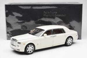 Rolls-Royce Phantom VII EWB English Бял Kyosho 1:18 08841EW2 Метал — снимка 8 от 8