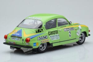 Saab 96 V4 #2 S. Blomqvist / H. Sylvan Rally Sweden 1976 IXO 1:18 18RMC085B Метал — снимка 2 от 6