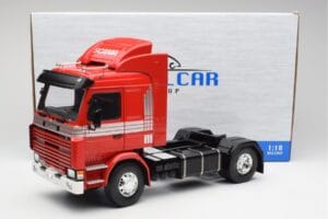 Scania 143M 470 Topline Червен MCG 1:18 MCG18142 Метал — снимка 8 от 8