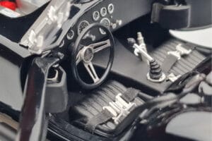 Shelby Cobra 427 S/C Черен Kyosho 1:18 08048BK Метал — снимка 7 от 9