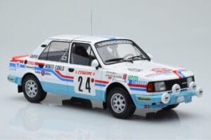 Skoda 130 L Night Version #24 J. Augland Rally Monte Carlo 1987 IXO 1:18 18RMC156 Метал — снимка 4 от 6