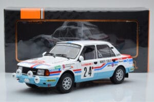 Skoda 130 L Night Version #24 J. Augland Rally Monte Carlo 1987 IXO 1:18 18RMC156 Метал — снимка 6 от 6