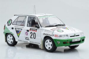 Skoda Felicia #20 S. Blomqvist / B. Cederberg Rally RAC Lombard 1995 IXO 1:18 18RMC147 Метал — снимка 4 от 6