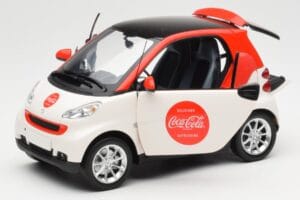 Smart Fortwo 451 Coca-Cola Minichamps 1:18 150036301 Метал — снимка 2 от 8