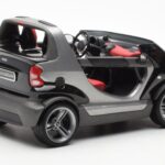 Smart Fortwo Crossblade Кабриолет Сребрист Черен Kyosho 1:18 - image 2 of 6