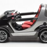 Smart Fortwo Crossblade Кабриолет Сребрист Черен Kyosho 1:18 - image 3 of 6