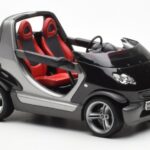 Smart Fortwo Crossblade Кабриолет Сребрист Черен Kyosho 1:18 - image 4 of 6