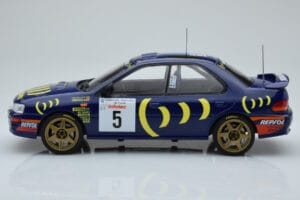 Subaru Impreza 555 #5 C. Sainz / L. Moya Tour de Corse 1995 IXO 1:18 18RMC063A Метал — снимка 3 от 6