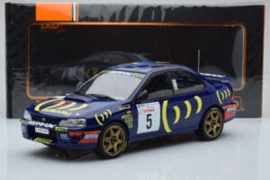 Subaru Impreza 555 #5 C. Sainz / L. Moya Tour de Corse 1995 IXO 1:18 18RMC063A Метал — снимка 6 от 6