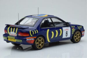 Subaru Impreza 555 #6 P. Liatti / C. Cassina Tour de Corse 1995 IXO 1:18 18RMC063C Метал — снимка 2 от 6
