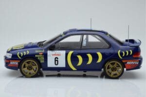 Subaru Impreza 555 #6 P. Liatti / C. Cassina Tour de Corse 1995 IXO 1:18 18RMC063C Метал — снимка 3 от 6