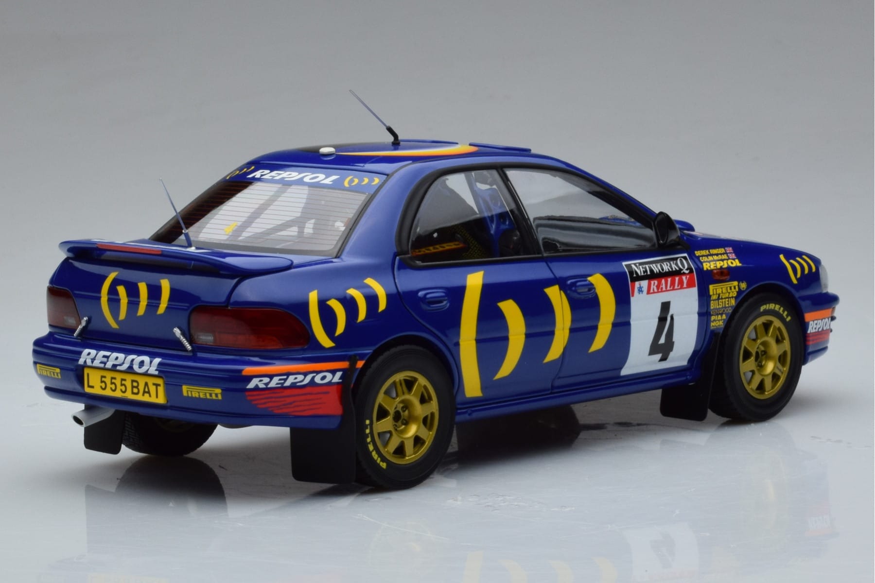 Subaru Impreza #4 C. McRae / D. Ringer Winner RAC Rally 1994 Kyosho 1:18 08962A Метал — снимка 3 от 9