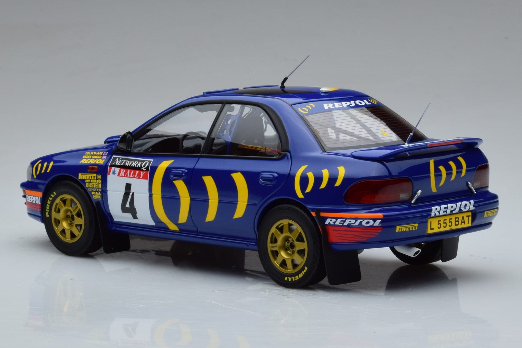 Subaru Impreza #4 C. McRae / D. Ringer Winner RAC Rally 1994 Kyosho 1:18 08962A Метал — снимка 6 от 9