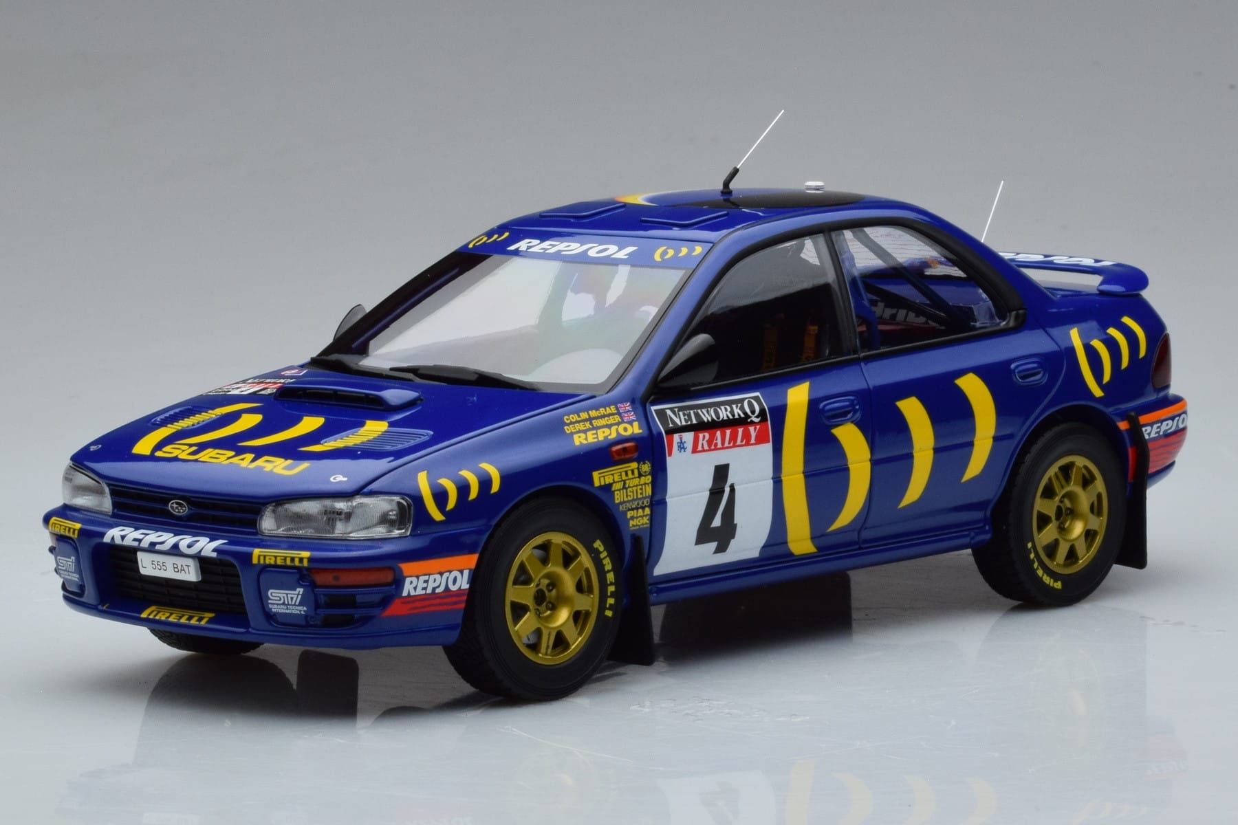 Subaru Impreza #4 C. McRae / D. Ringer Winner RAC Rally 1994 Kyosho 1:18 08962A Метал