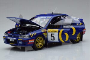 Subaru Impreza #5 C. Sainz / L. Moya 2nd Place Rally Monte Carlo 1995 Kyosho 1:18 08962B Метал — снимка 2 от 9