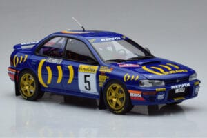Subaru Impreza #5 C. Sainz / L. Moya 2nd Place Rally Monte Carlo 1995 Kyosho 1:18 08962B Метал — снимка 5 от 9