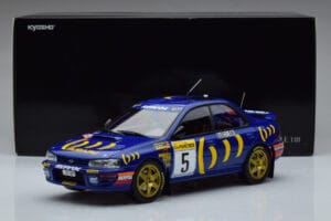 Subaru Impreza #5 C. Sainz / L. Moya 2nd Place Rally Monte Carlo 1995 Kyosho 1:18 08962B Метал — снимка 9 от 9