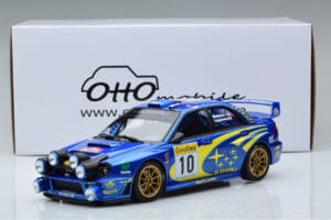 Subaru Impreza WRC #10 T. Makinen / K. Lindstrom Rally Monte Carlo Night Version 2002 Otto 1:18 OT784 Смола — снимка 6 от 6