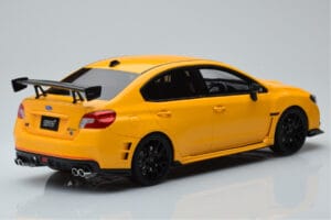 Subaru Impreza WRX STI Nurburgring Challenge Package Жълт Kyosho 1:18 KSR18021Y Смола — снимка 2 от 5