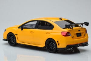 Subaru Impreza WRX STI Nurburgring Challenge Package Жълт Kyosho 1:18 KSR18021Y Смола — снимка 4 от 5