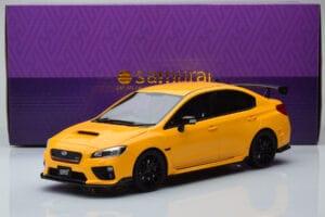 Subaru Impreza WRX STI Nurburgring Challenge Package Жълт Kyosho 1:18 KSR18021Y Смола — снимка 5 от 5