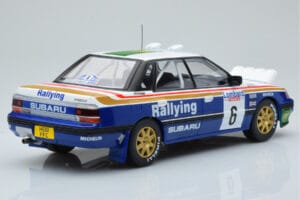 Subaru Legacy RS Night Version #6 M. Alen / I. Kivimaki RAC Rally 1991 IXO 1:18 18RMC080A Метал — снимка 2 от 6